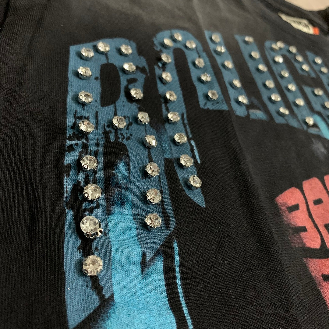 Rough Play Bandaid for the Battle Wounds Oversized Graphic Tee — Washed Black