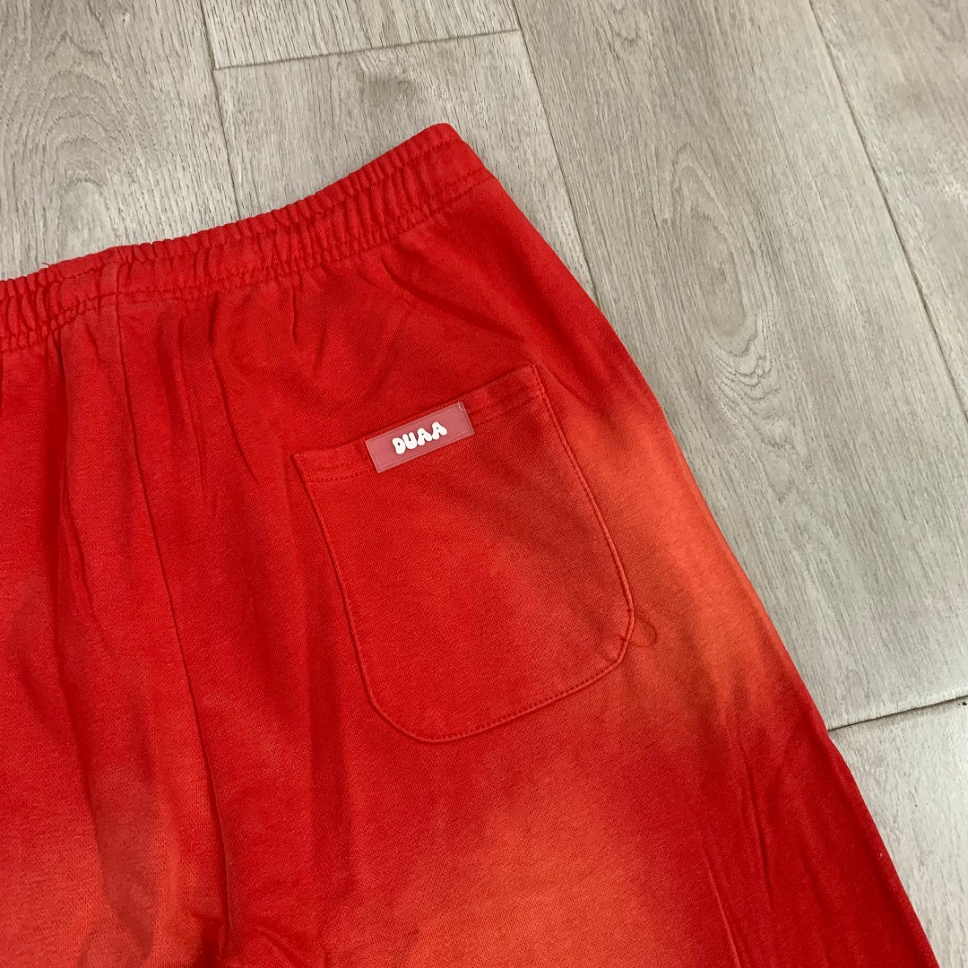 DUAA Forever Dream Graphic Sweatpants — Red