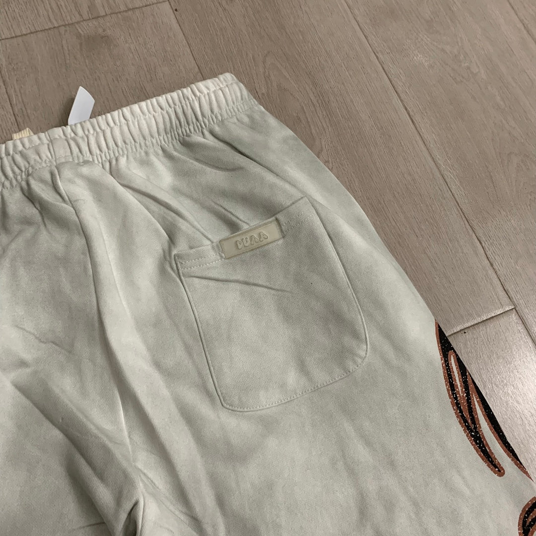 DUAA Sunkiss 1993 Graphic Sweatpants — Washed White