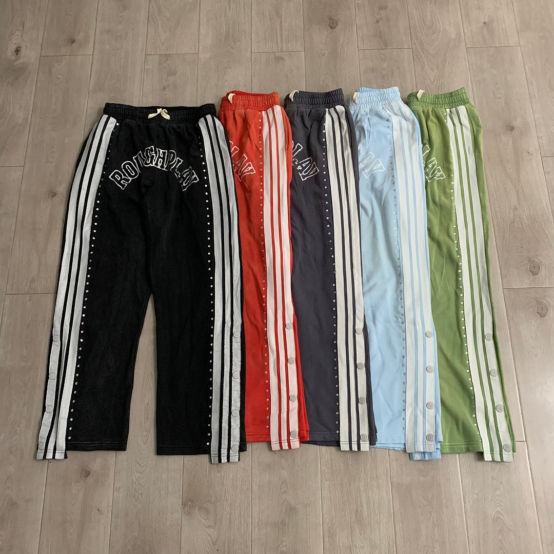 Rough Play Varsity Stripe Sweatpants