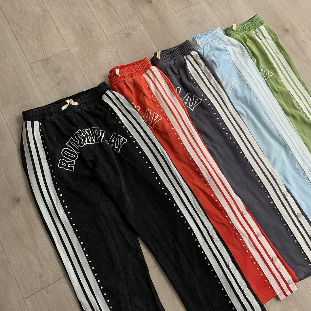 Rough Play Varsity Stripe Sweatpants