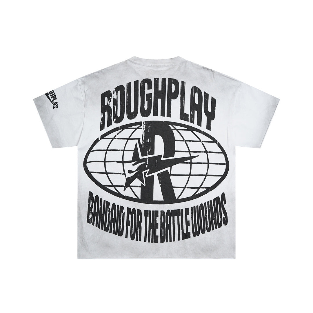 Rough Play New York Liberty Oversized Graphic Tee — White