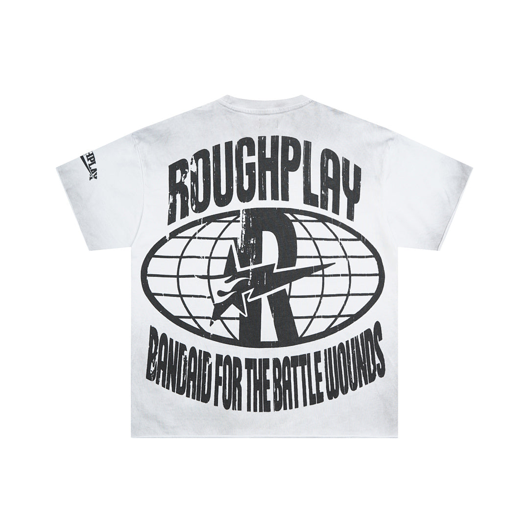 Rough Play I Love Rough Play Oversized Tee — White