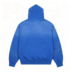 Vale Forever Valley Dreams Rhinestone Galaxy Zip Hoodie — Blue