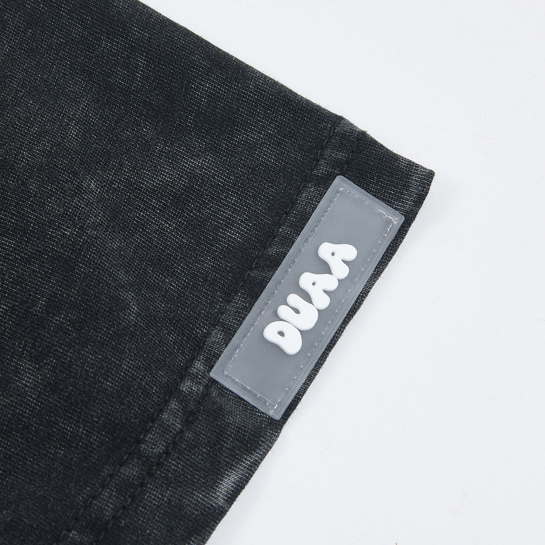 DUAA Forever Champions 1993 Oversized Graphic Tee — Washed Black