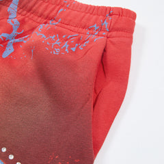 DUAA Forever Dream Graphic Sweatpants — Red