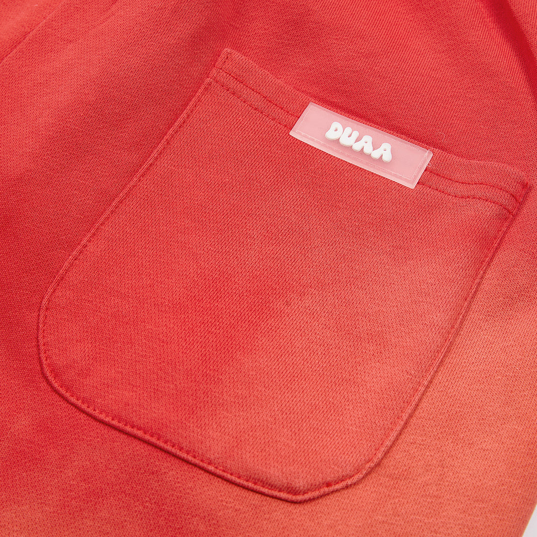DUAA Forever Dream Graphic Sweatpants — Red
