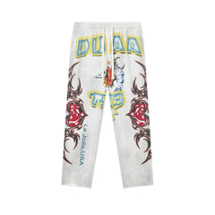 DUAA Sunkiss 1993 Graphic Sweatpants — Washed White