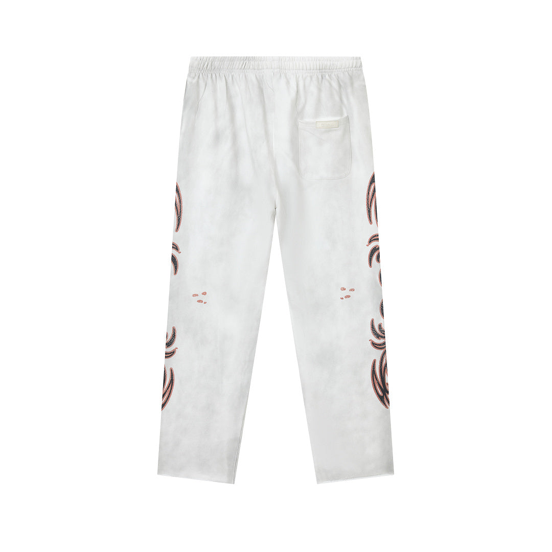 DUAA Sunkiss 1993 Graphic Sweatpants — Washed White