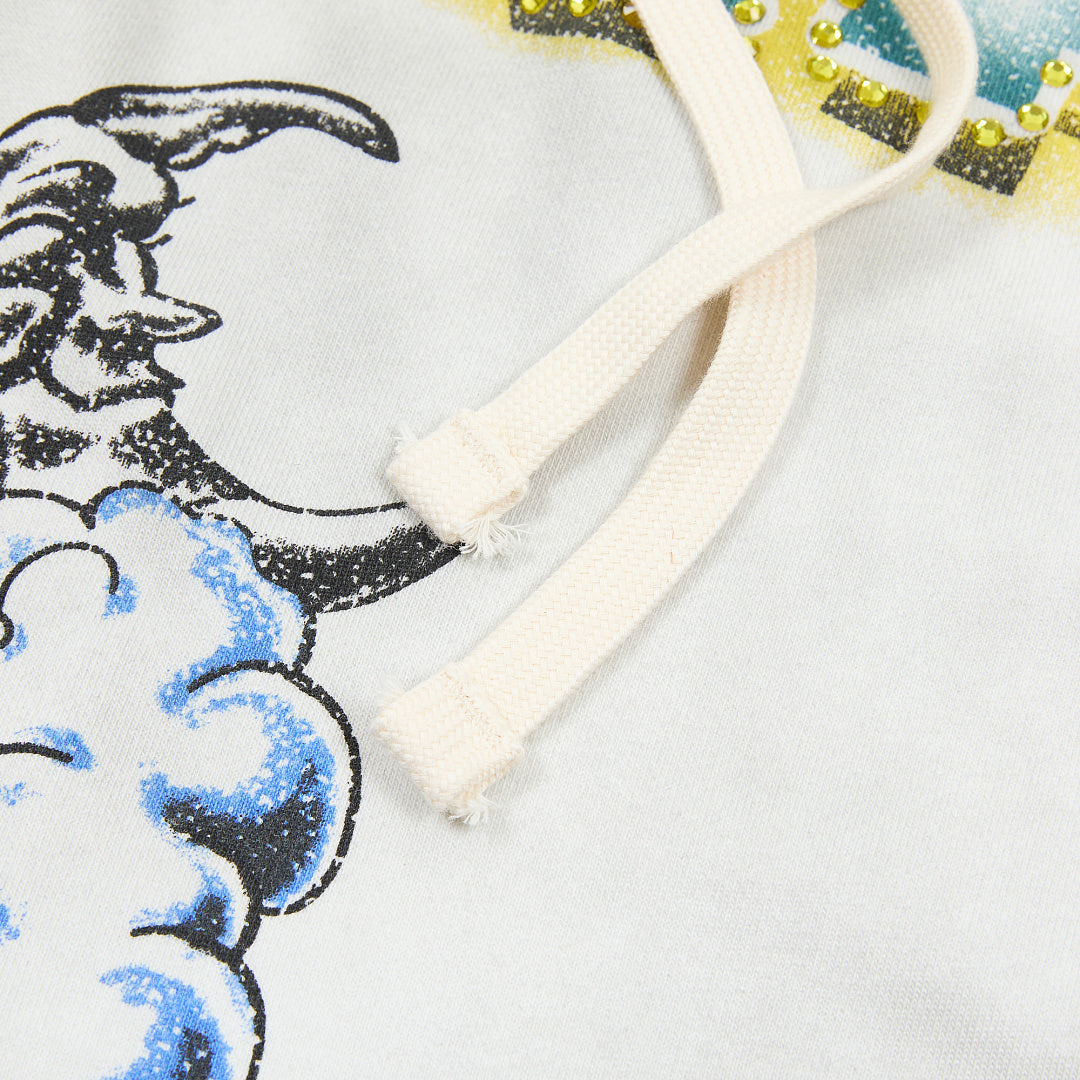 DUAA Sunkiss 1993 Graphic Sweatpants — Washed White