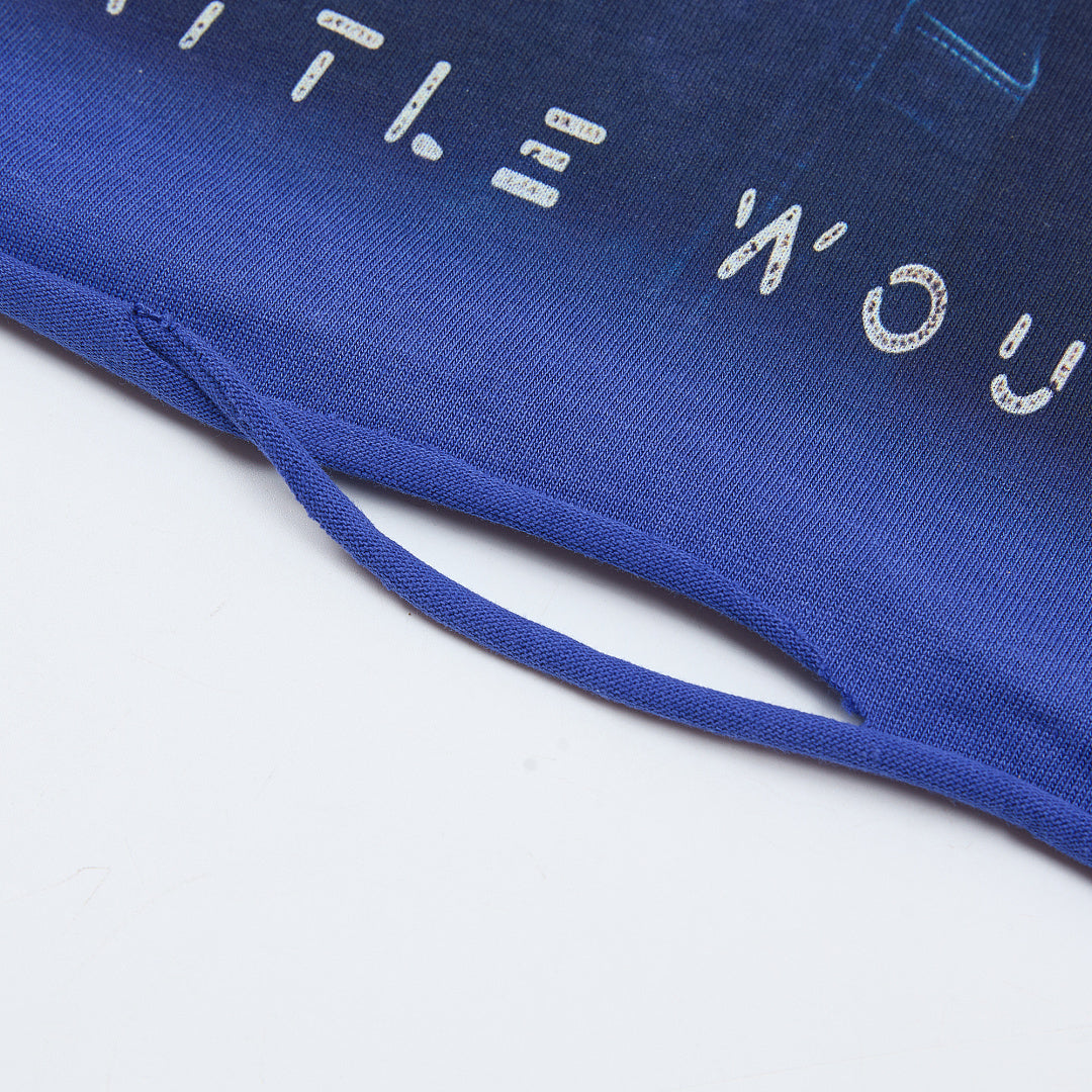 Rough Play Bandaid for the Battle Wounds Oversized Graphic Tee — Royal Blue