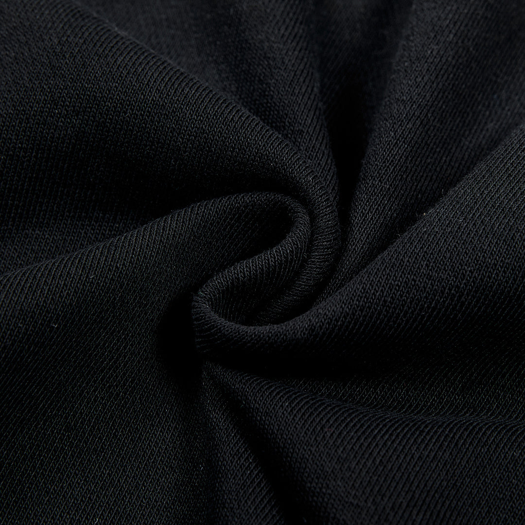 DUAA Silent Venom Oversized Zip Hoodie — Black