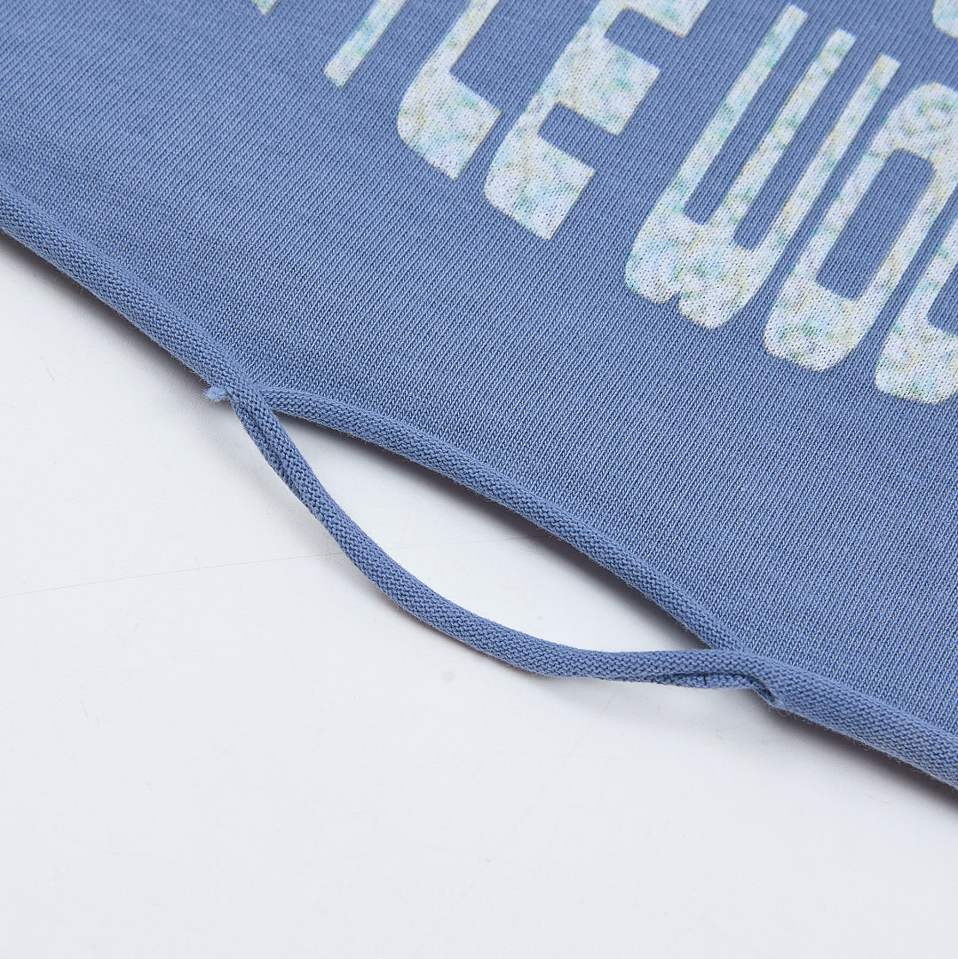 Rough Play Bandaid for the Battle Wounds Oversized Graphic Tee — Washed Blue