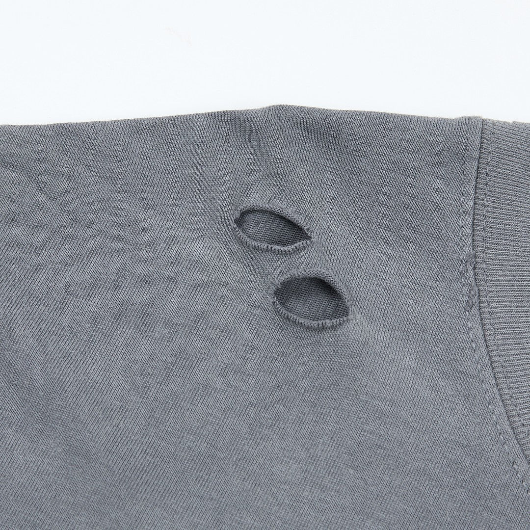 Rough Play Aura Sold Separately Oversized Graphic Tee — Washed Grey