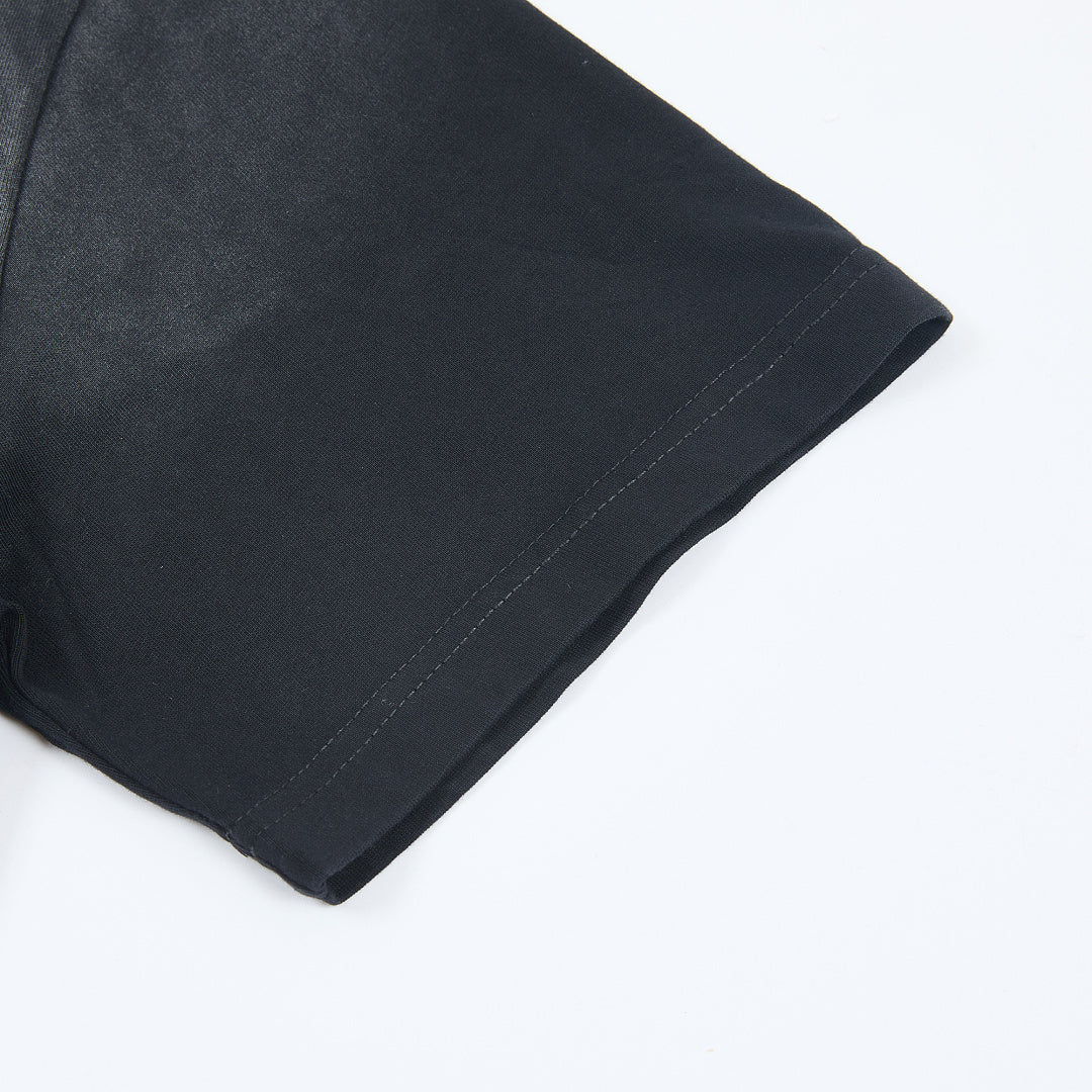 Jellybean VR Vision Oversized Graphic Tee — Washed Black