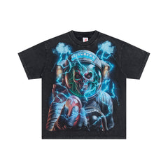 Jellybean Beyond Oversized Graphic Tee — Washed Black