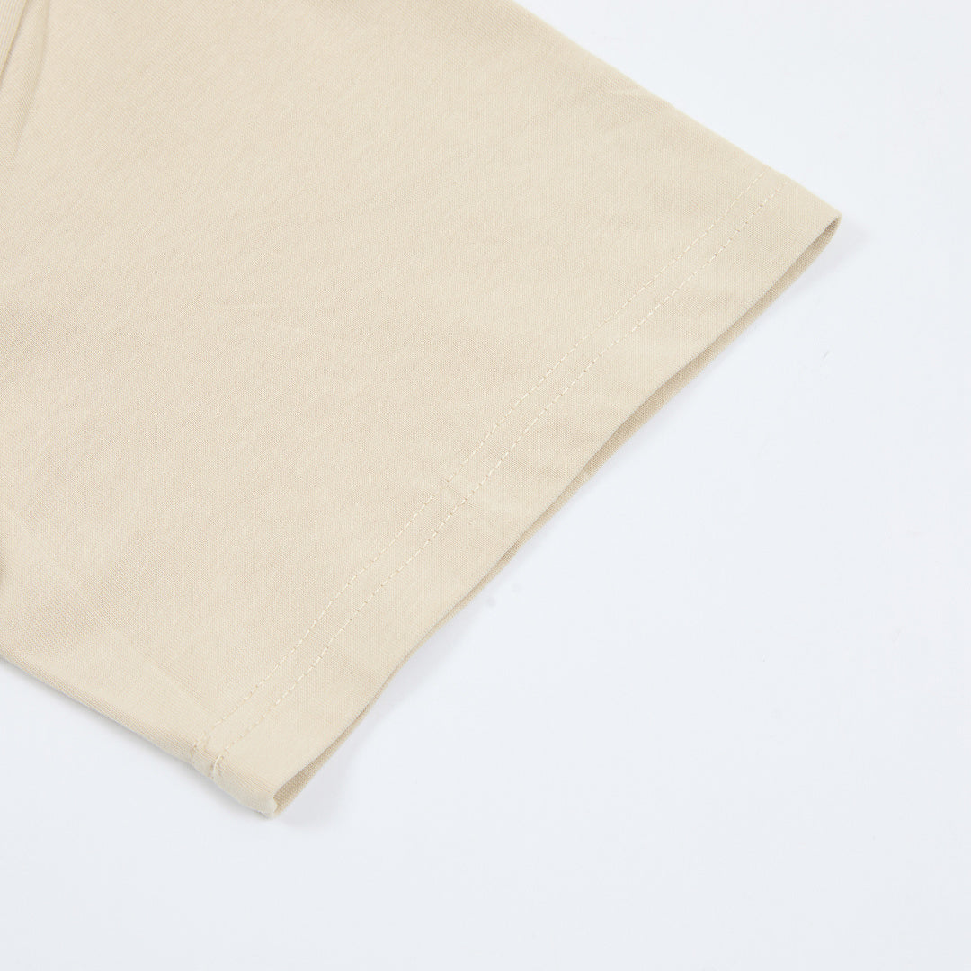 Jellybean Miss Mayhem Oversized Graphic Tee — Washed Beige