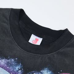 Jellybean Android Oversized Graphic Tee — Washed Black
