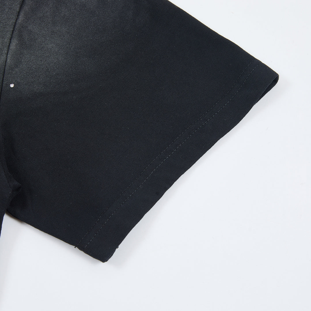 Jellybean Android Oversized Graphic Tee — Washed Black