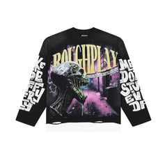 Rough Play Venom Alley Oversized Long Sleeve — Black