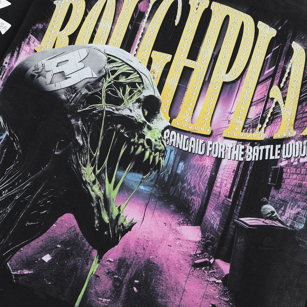 Rough Play Venom Alley Oversized Long Sleeve — Black
