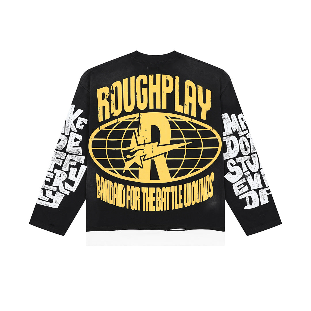 Rough Play Venom Alley Oversized Long Sleeve — Black