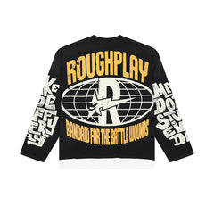 Rough Play Your Soul Is Mine Oversized Long Sleeve — Grey