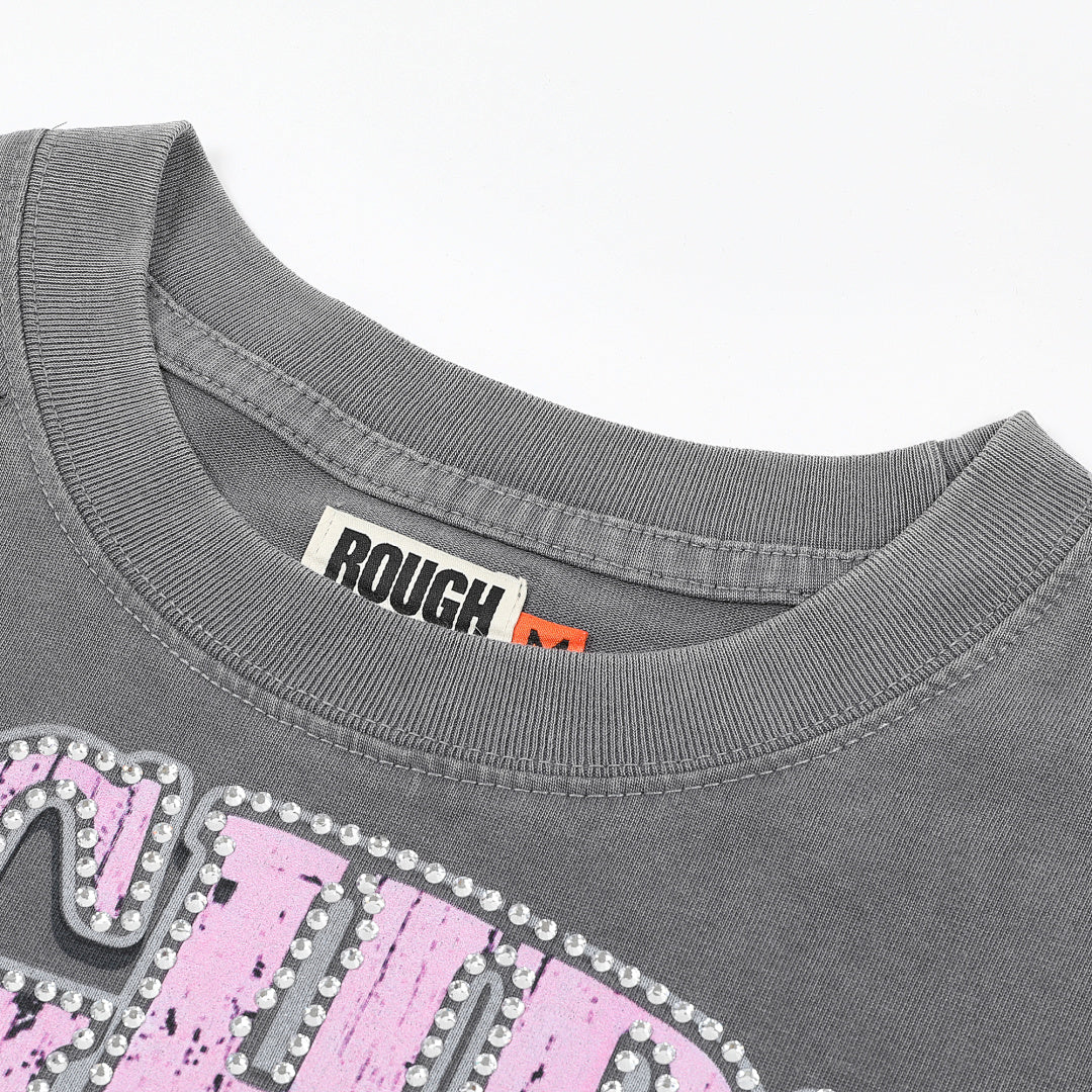 Rough Play Your Soul Is Mine Oversized Long Sleeve — Grey