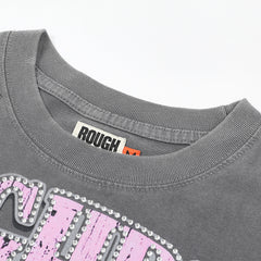 Rough Play Your Soul Is Mine Oversized Long Sleeve — Grey