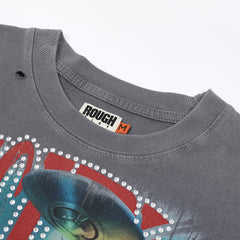 Rough Play Desert Girls Oversized Long Sleeve — Grey