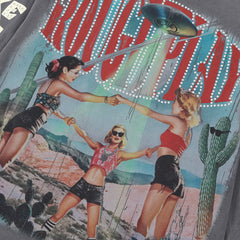Rough Play Desert Girls Oversized Long Sleeve — Grey