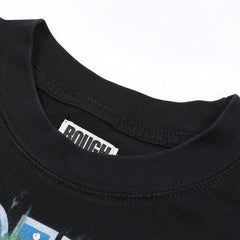 Rough Play Skeleton Brain Oversized Long Sleeve — Black