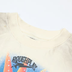 Rough Play Sunshine Skeleton Oversized Long Sleeve Tee — Cream