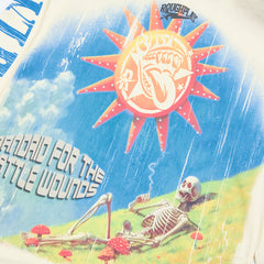 Rough Play Sunshine Skeleton Oversized Long Sleeve Tee — Cream