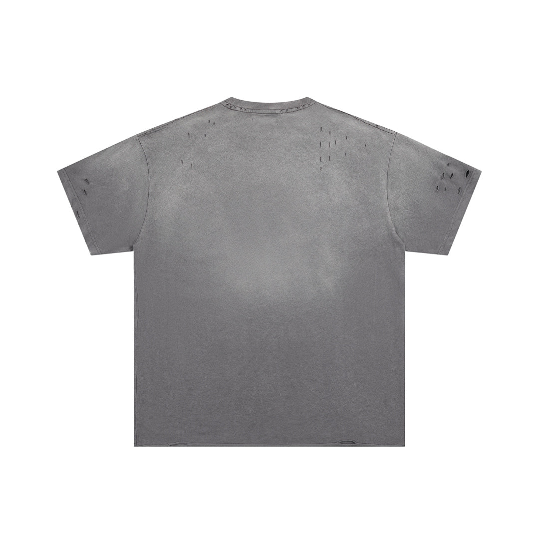 DUAA Wear World Cup 1993 Oversized Graphic Tee — Washed Grey