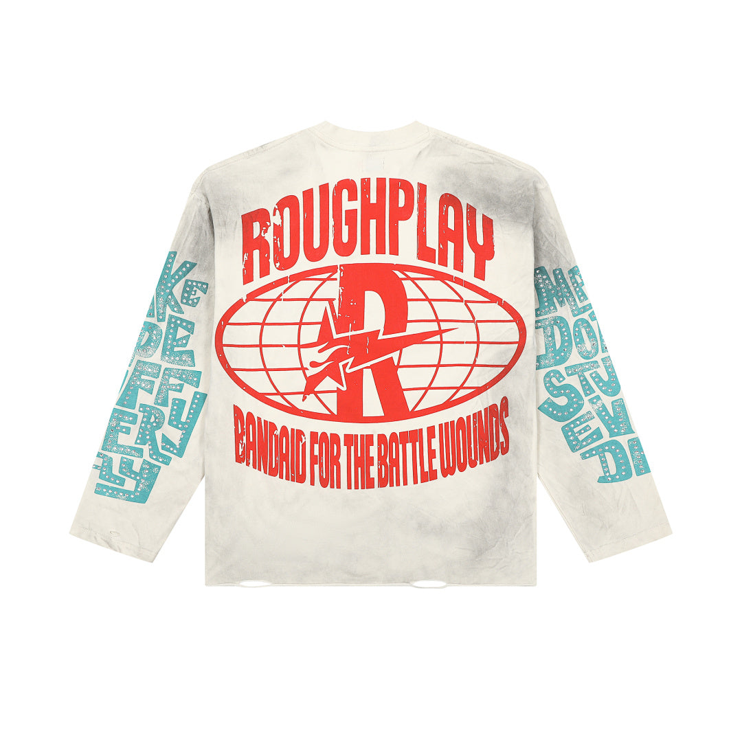 Rough Play Desert Girls Oversized Long Sleeve — Cream