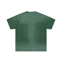 DUAA Guide Me Protect Me Oversized Graphic Tee — Forest Green