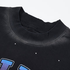 DUAA City of Angels Oversized Graphic Tee — Black
