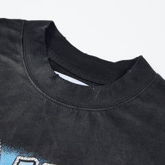 DUAA On The Road Oversized Graphic Tee — Black
