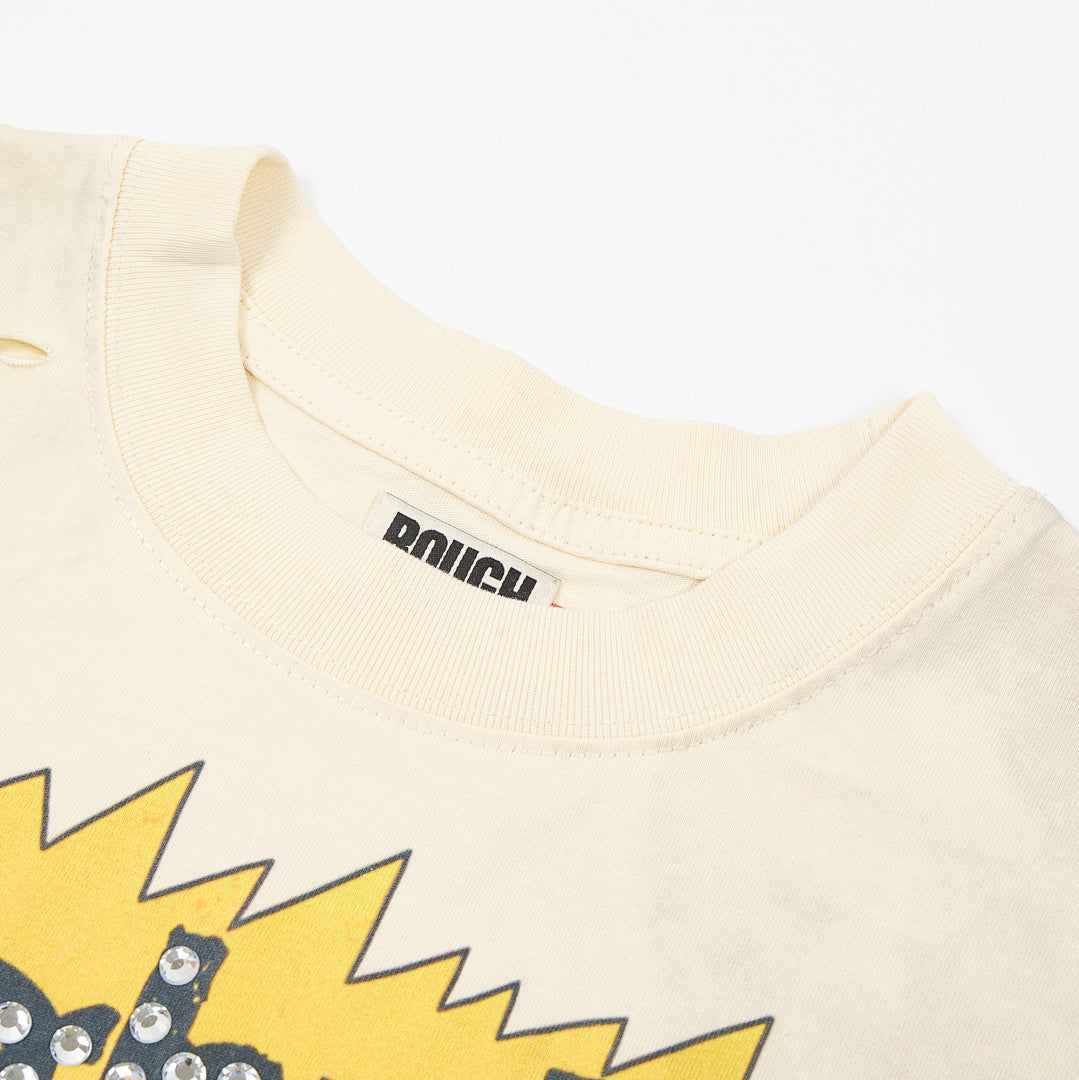 Rough Play The Losers Win Again Oversized Long Sleeve — Cream