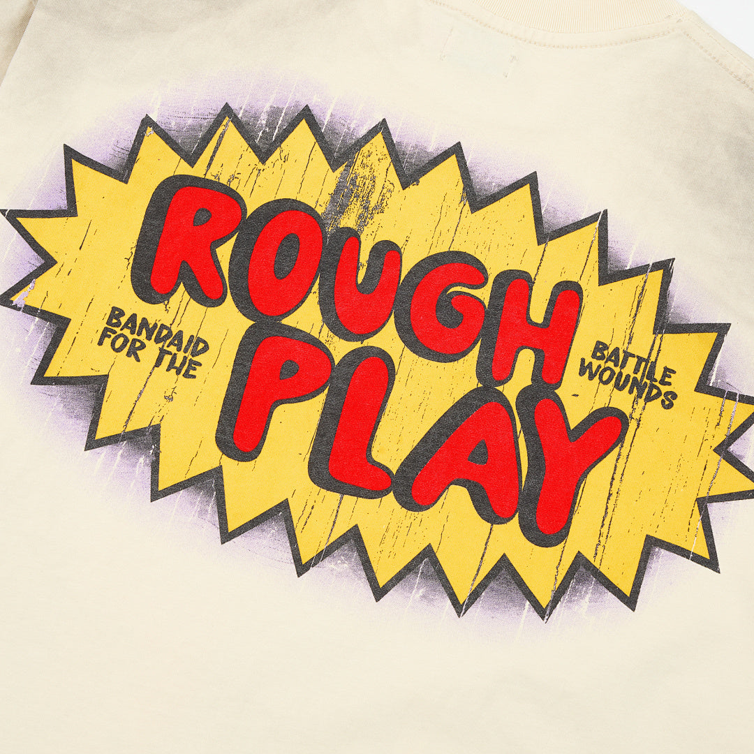 Rough Play The Losers Win Again Oversized Long Sleeve — Cream