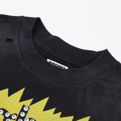 Rough Play The Losers Win Again Oversized Long Sleeve — Black