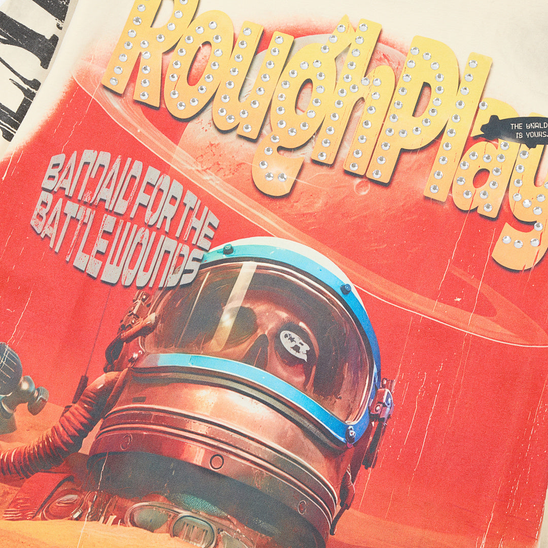 Rough Play Lost in Space Oversized Long Sleeve — Cream