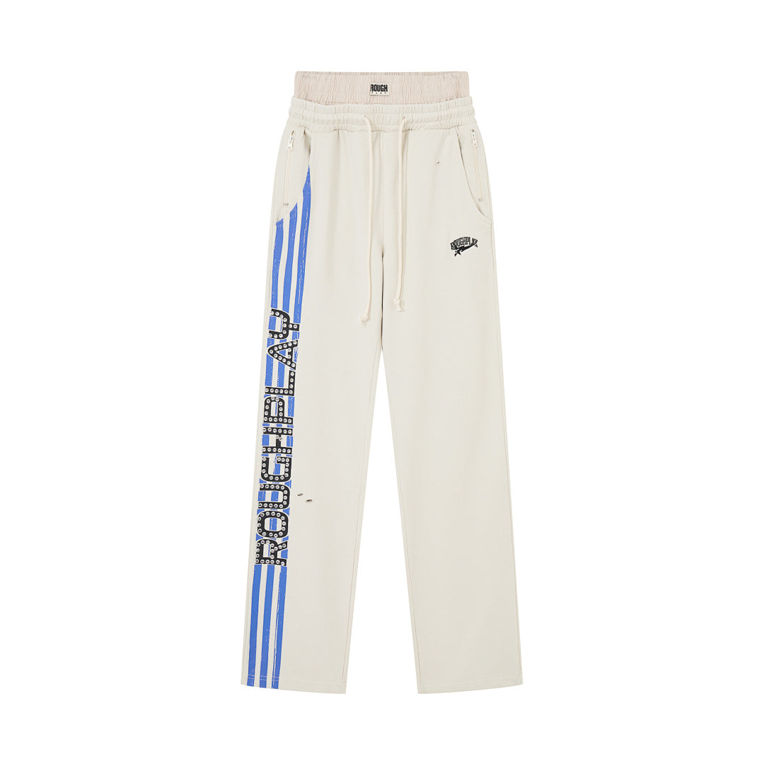 Rough Play Essential Oversized Sweatpants — Cream
