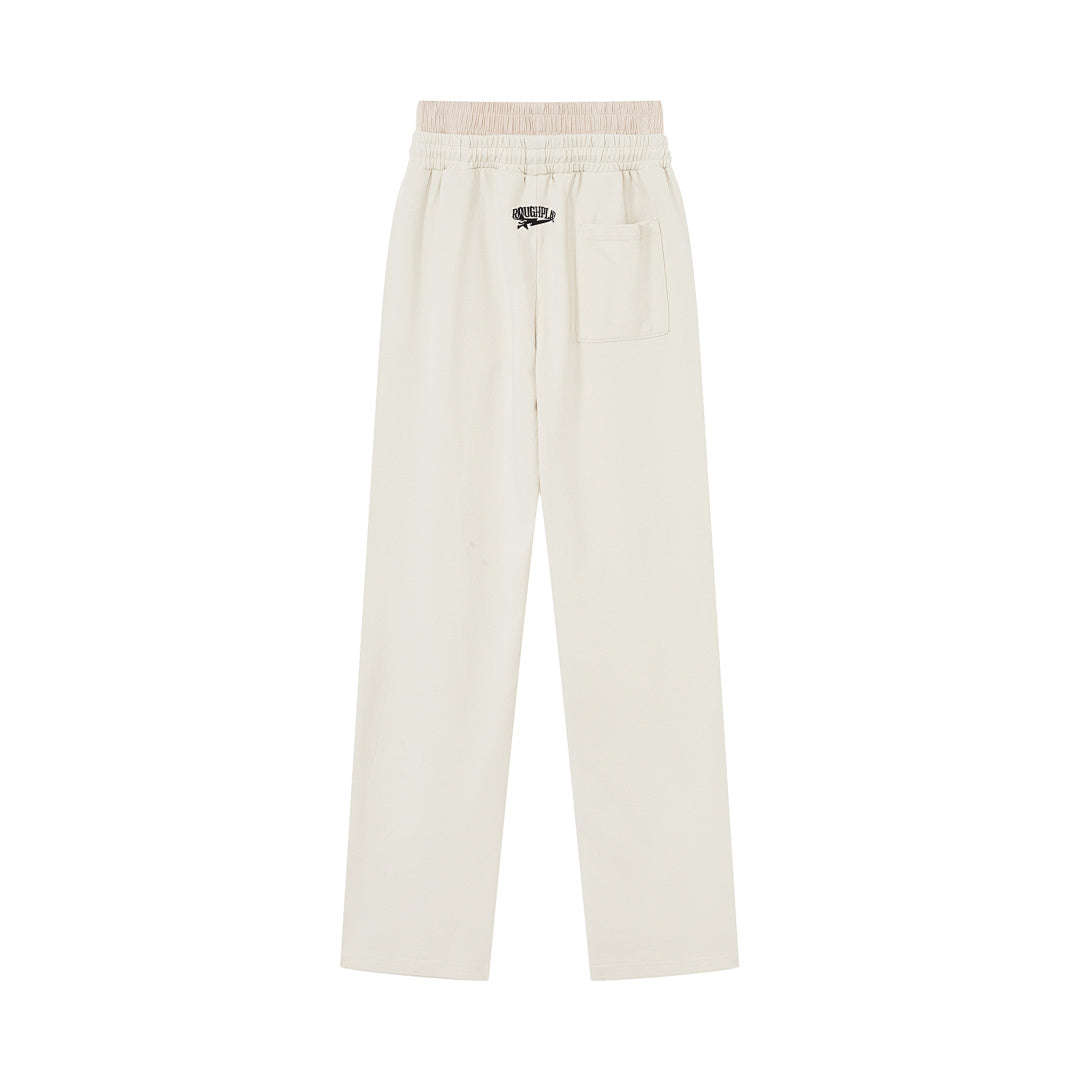 Rough Play Essential Oversized Sweatpants — Cream