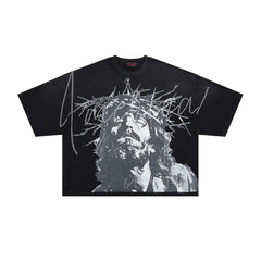Rare Peace Sorry For The Rest Of The World Crop Tee — Black