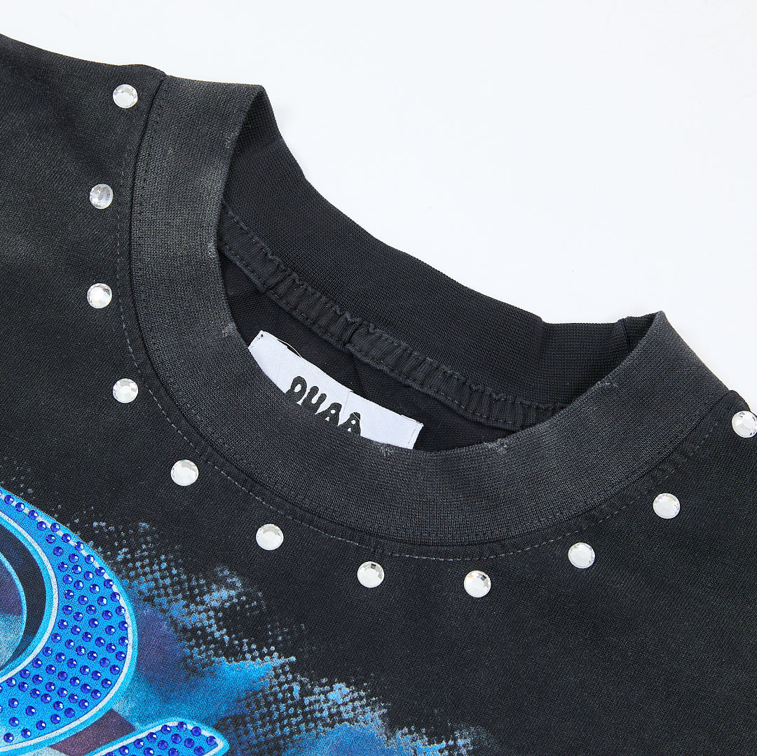 DUAA On the Road Oversized Graphic Tee — Malibu California Black