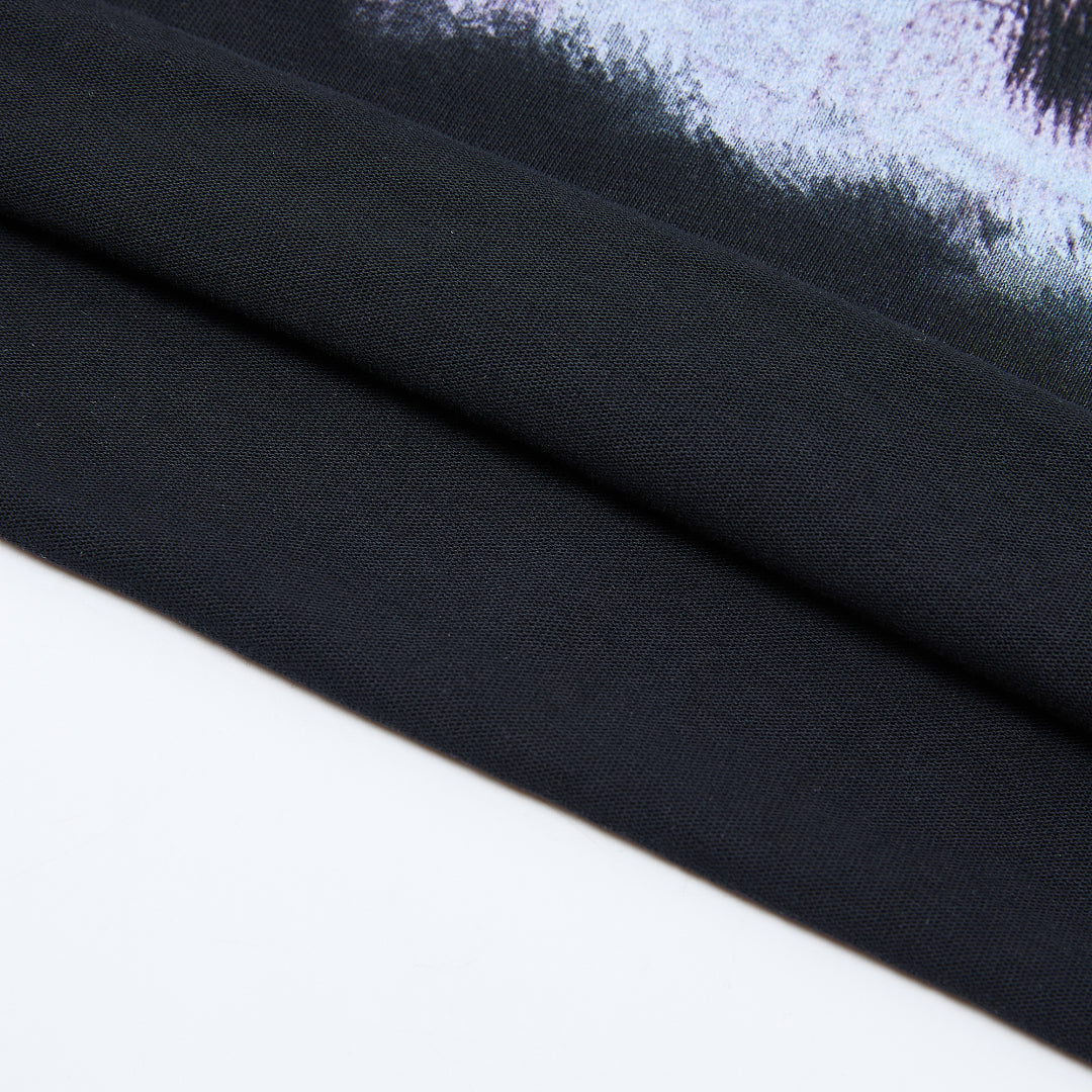 DUAA Roaring Tiger Oversized Graphic Tee — Washed Black