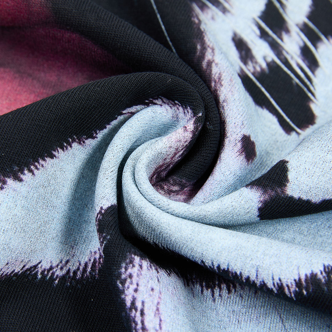 DUAA Roaring Tiger Oversized Graphic Tee — Washed Black