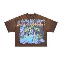 Rare Peace Bad Habit Oversized Graphic Tee